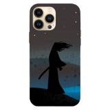 Husa compatibila cu Apple iPhone 13 Pro Max, Viceversa, model Samurai Jack on the realm of the dead, Silicon, TPU, Transparent, Carcasa