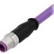Conector M12 tată 4 pini drept cu cablu 10m HARTING PVC Profibus