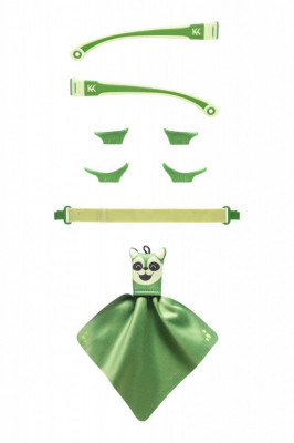 Kit accesorii pentru ochelari de soare MOKKI Click&amp;amp;Change, verde foto