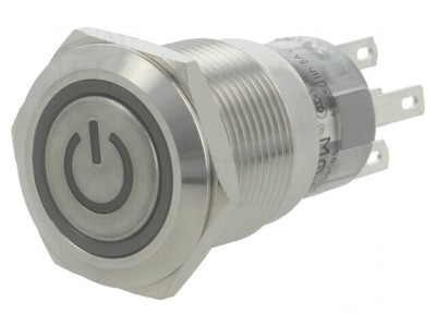 Comutator Anti-Vandalism SPDT 0,5A/220VAC 1A/24VDC foto