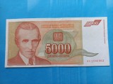 Iugoslavia 5000 Dinari 1993 - Seria AA 1546963
