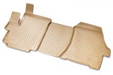 Set de 2 covorase bej cauciuc 3D stil tavita premium pentru Fiat Ducato, Citroen Jumper, Peugeot Boxer din 2006, Opel Movano C Cargo din 2021, Recambo