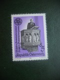 HOPCT TIMBRE MNH 676 BISERICA PROTESTANTA 125 ANI 1986 -1 VAL AUSTRIA