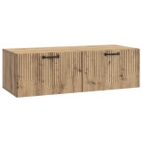 vidaXL Oglindă TV montată pe perete Stejar Artizanal 98 x 41 x 30 cm 899044