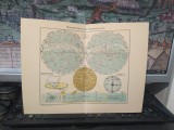Hartă Bolta cerească și Sistemul Solar, Sternhimmel und Sonnensystem, c. 1920, kartographie und druck Georg Westermann, Braunschweig, 181
