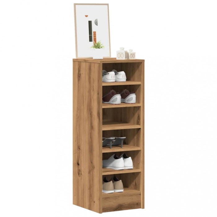 vidaXL Pantofar, stejar artizanal, 32x35x92 cm lemn prelucrat