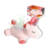 Proiector Unicorn de Plus 25 cm cu cantece de leagan