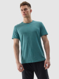 Tricou de antrenament regular cu uscare rapidă pentru bărbați - mentă, 4F Sportswear