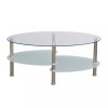 Masuta de cafea cu design exclusivist, alb