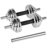 Gantere reglabile cu valiza total 15kg rebel active