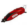 Mini freza Raider RD-MG06D, 135 W, 33000 rpm, 0.8 - 3.2 mm, arbore flexibil, 210 accesorii