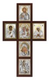 Crucifix Jerusalem 52 x 31 cm argintat