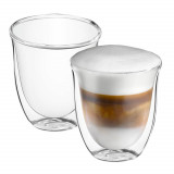 Cumpara ieftin Set 2 Pahare Cappuccino DeLonghi, 270 ml