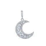 Cumpara ieftin Pandantiv argint 925, JW1283, model semiluna, placat cu rodiu