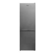 Combina frigorifica Heinner HC-V341XE++, Clasa E, 340L, H 186cm, usi revesibile, iluminare LED, aspect inox
