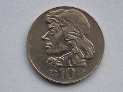 10 ZLOTY 1971 POLONIA (reduced size) foto