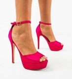 Cumpara ieftin Sandale cu toc Euandro Fuchsia