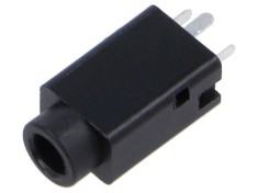 Conector Jack 3,5mm Soclu Mamă Stereo THT 3 Piste Drept