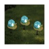 Set 4 Lampi Solare cu Melc Mini, 15.5 cm, lumina alba rece, General