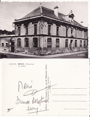 Ilustrata Franta - Sedan-Posta foto