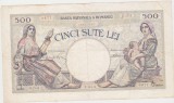 Bancnota Romania 500 Lei, 14 Decembrie 1933, Stare F+, Numismatica
