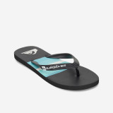 Papuci Tongs Blurry horizon Negru Bărbați, Quiksilver