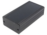 Carcasă aluminiu neagră AKG 55x100x28mm