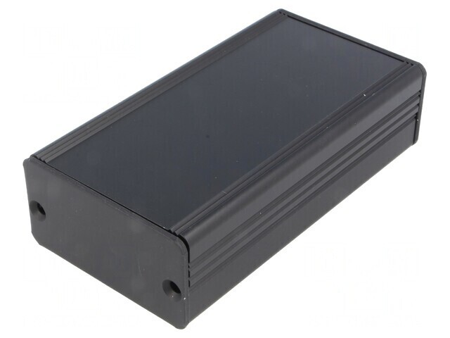 Carcasă aluminiu neagră AKG 55x100x28mm