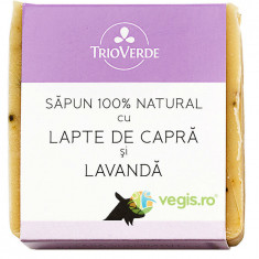 Sapun Natural Cu Lapte De Capra Si Lavanda 110Gr