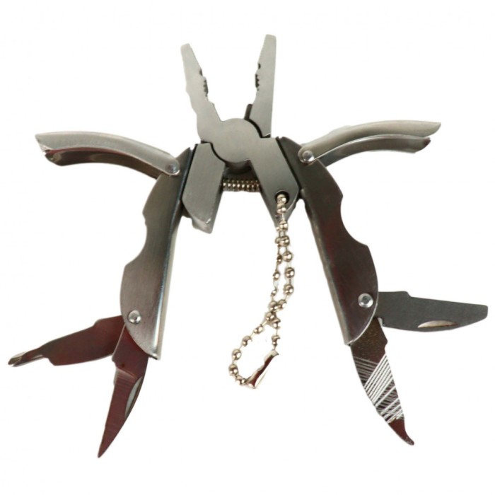 Cleste de Buzunar, Multifunctional, Pliabil, Otel Inoxiabil, Breloc, 5x3x1cm, Dalimag