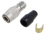Conector circular HR10 push-pull mufă argintată