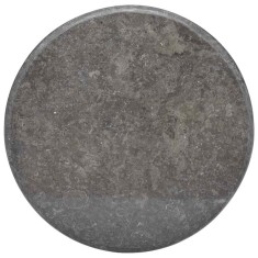 vidaXL Blat de masă, negru, &Oslash;60x2,5 cm, marmură 149196