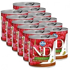 Farmina N&amp;amp;amp;D dog QUINOA venison &amp;amp;amp; coconut 12 x 285 g foto
