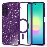 Asteroid GSM - Luxury Glitter MagSafe - Samsung Galaxy A27 5G - Deep Purple
