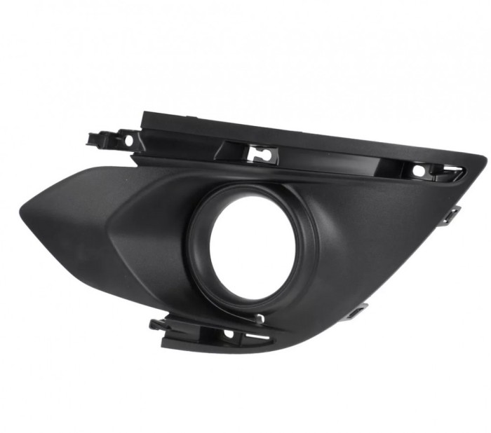 Grila bara protectie, spoiler Mitsubishi Space Star, 2016-10.2020, montare fata, stanga, cu gaura lampa de ceata; lateral, RapidAuto