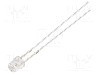 Dioda LED, 3mm, verde, 1560...2180mcd, 20mA, 2,8...3,6V, OPTOSUPPLY - OSG5DA3P61A