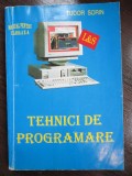 Tehnici de programare Manual pentru clasa a 10-a Tudor Sorin