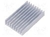 Radiator extrudat, aluminiu, 50mm x 33mm, naturala, FISCHER ELEKTRONIK - SK 635 50 AL