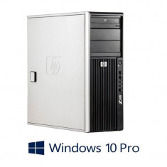 Workstation HP Z400, Hexa Core X5650, GeForce 605 DP, Win 10 Pro foto