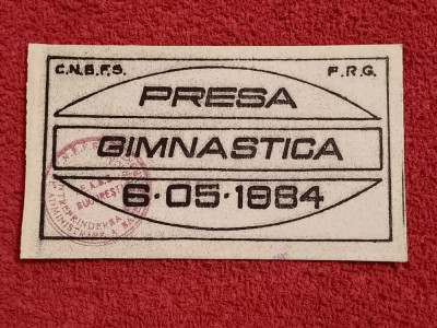 Acreditare de presa-Gala de retragere a gimnastei NADIA COMANECI (06.05.1984) foto