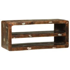 vidaXL Suport TV Multicolour 80 x 32 x 36 cm Lemn masiv recuperat foto