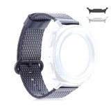 Curea material textil, compatibila Samsung Galaxy Watch8 44mm, Negru