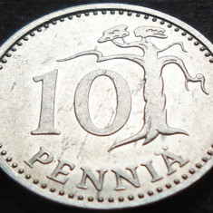 Moneda 10 PENNIA - FINLANDA, anul 1990 *cod 3313 - ultim an de batere!