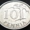 Moneda 10 PENNIA - FINLANDA, anul 1990 *cod 3313 - ultim an de batere!