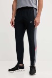 Under Armour pantaloni de antrenament Velociti Storm culoarea negru, cu imprimeu, 6005899
