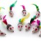 Jucarie pt pisica soricel color 12 buc