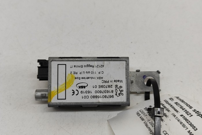 Amplificator de antena CITRO&Euml;N DS7 Crossback 2021 OEM: 9678016880 27641621