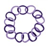 Set Elastice de Păr, Frotte, 14 Bucăți, Culoare Mov și Lila, Oem