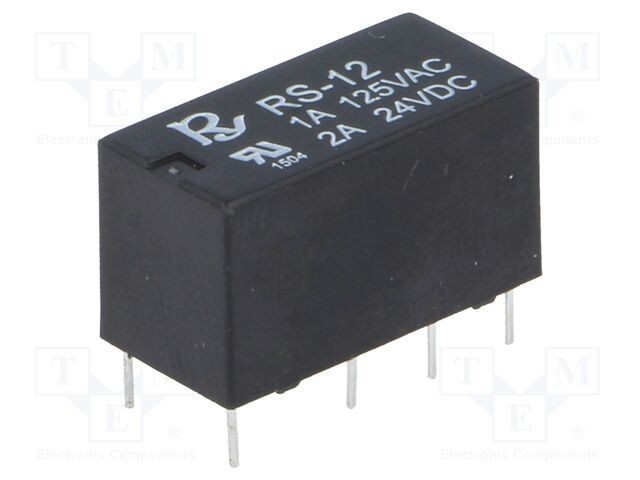 Releu electromagnetic DPDT 12VDC 2A Recoy/RAYEX ELECTRONICS
