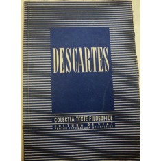 DESCARTES - TEXTE FILOZOFICE , 1952